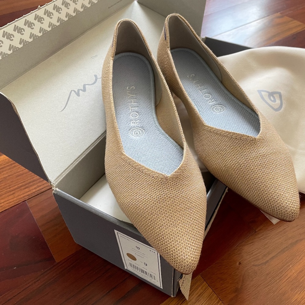 Rothy's The Point Camel Merino | NWT